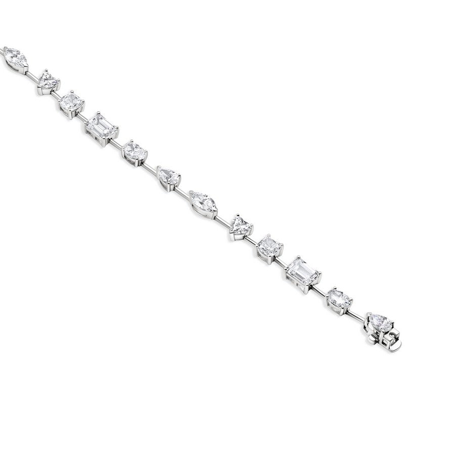 Multi Shape Tennis Bracelet