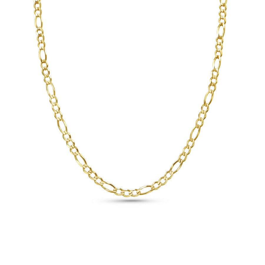 14K Yellow Gold Figaro Chain – 22 Inch