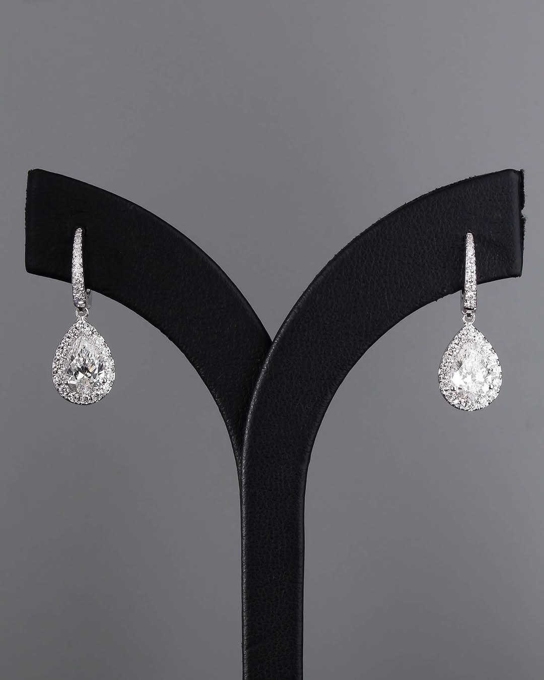 The Celeste Pear Diamond Earrings