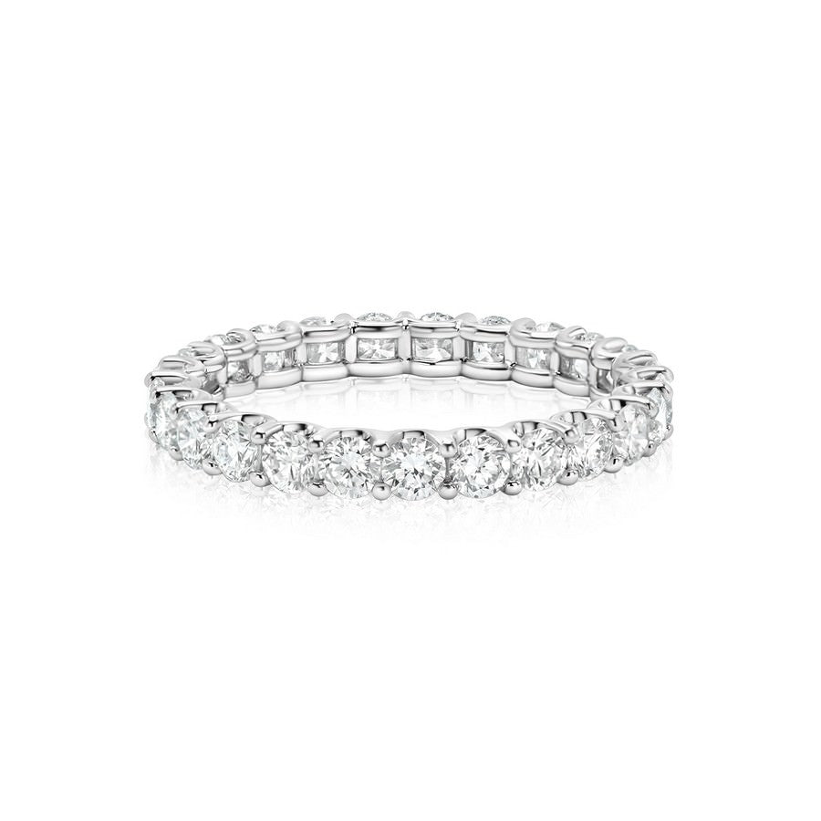 14K White Gold Lab-Created Diamond Eternity Band (1.50 CTW F-G SI)