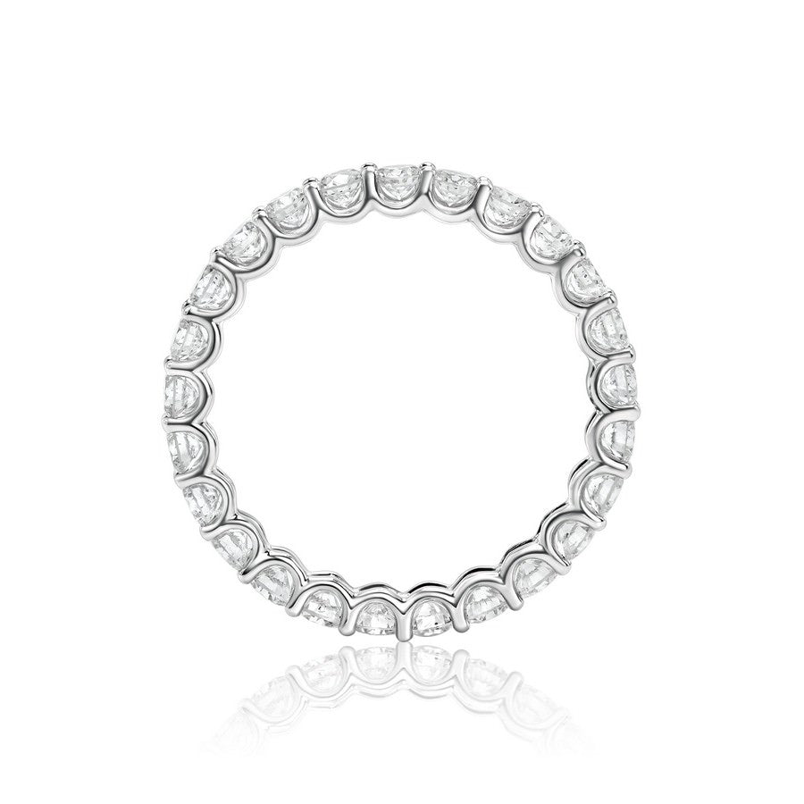 14K White Gold Lab-Created Diamond Eternity Band (1.50 CTW F-G SI)