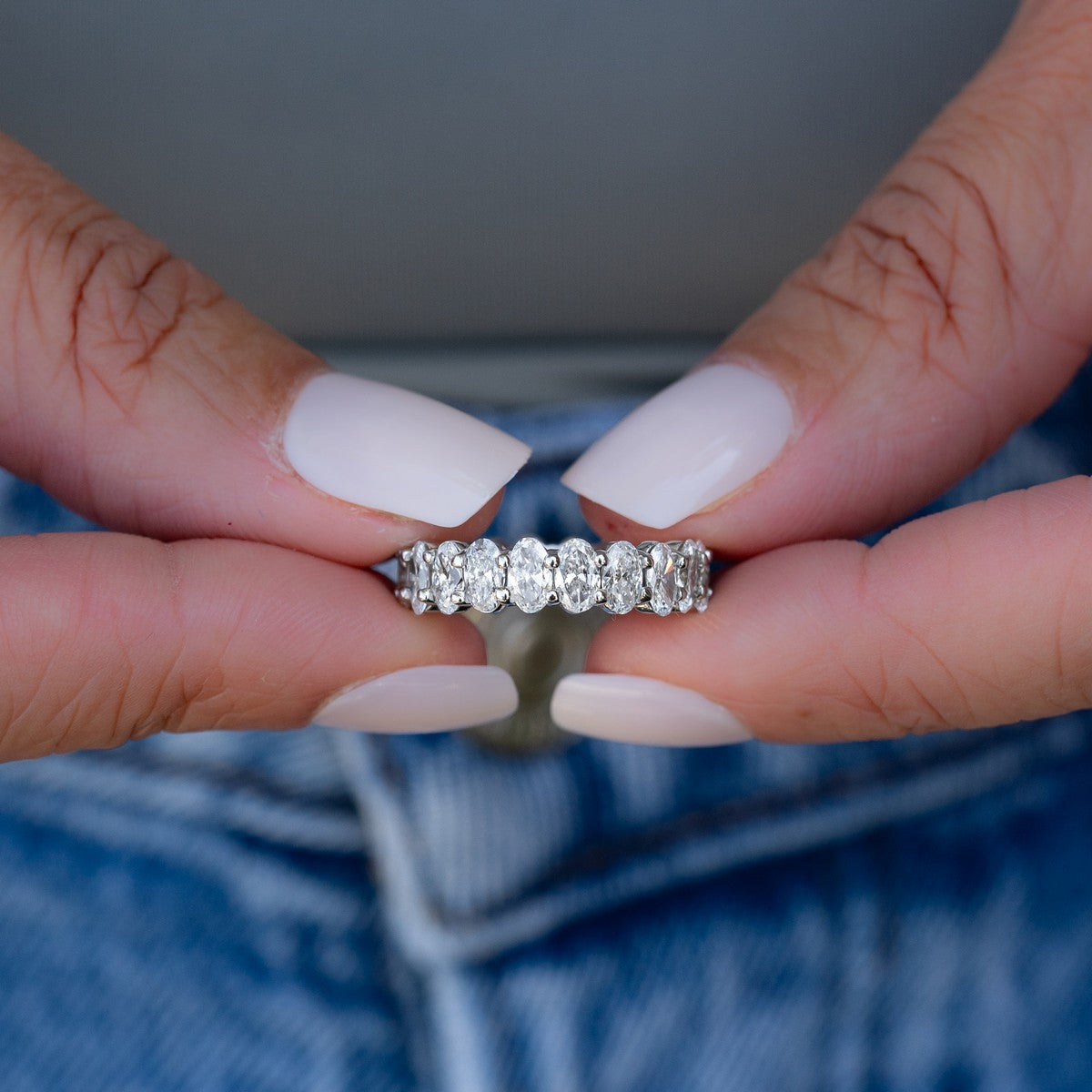 https://www.luvansh.com/product/9178/14k-white-gold-oval-lab-created-diamond-eternity-band--5-ctw-f-g-si