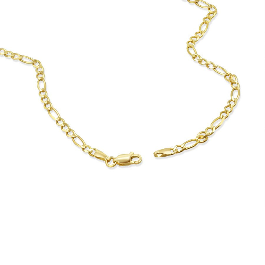 14K Yellow Gold Figaro Chain – 22 Inch