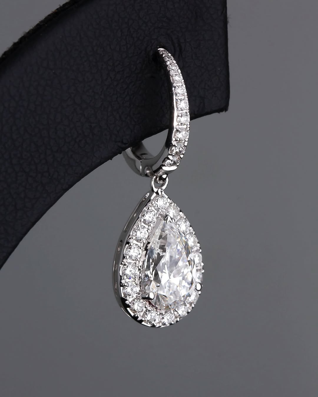 The Celeste Pear Diamond Earrings