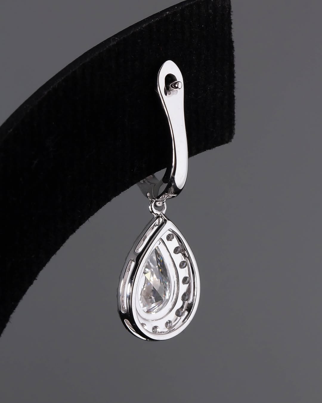 The Celeste Pear Diamond Earrings