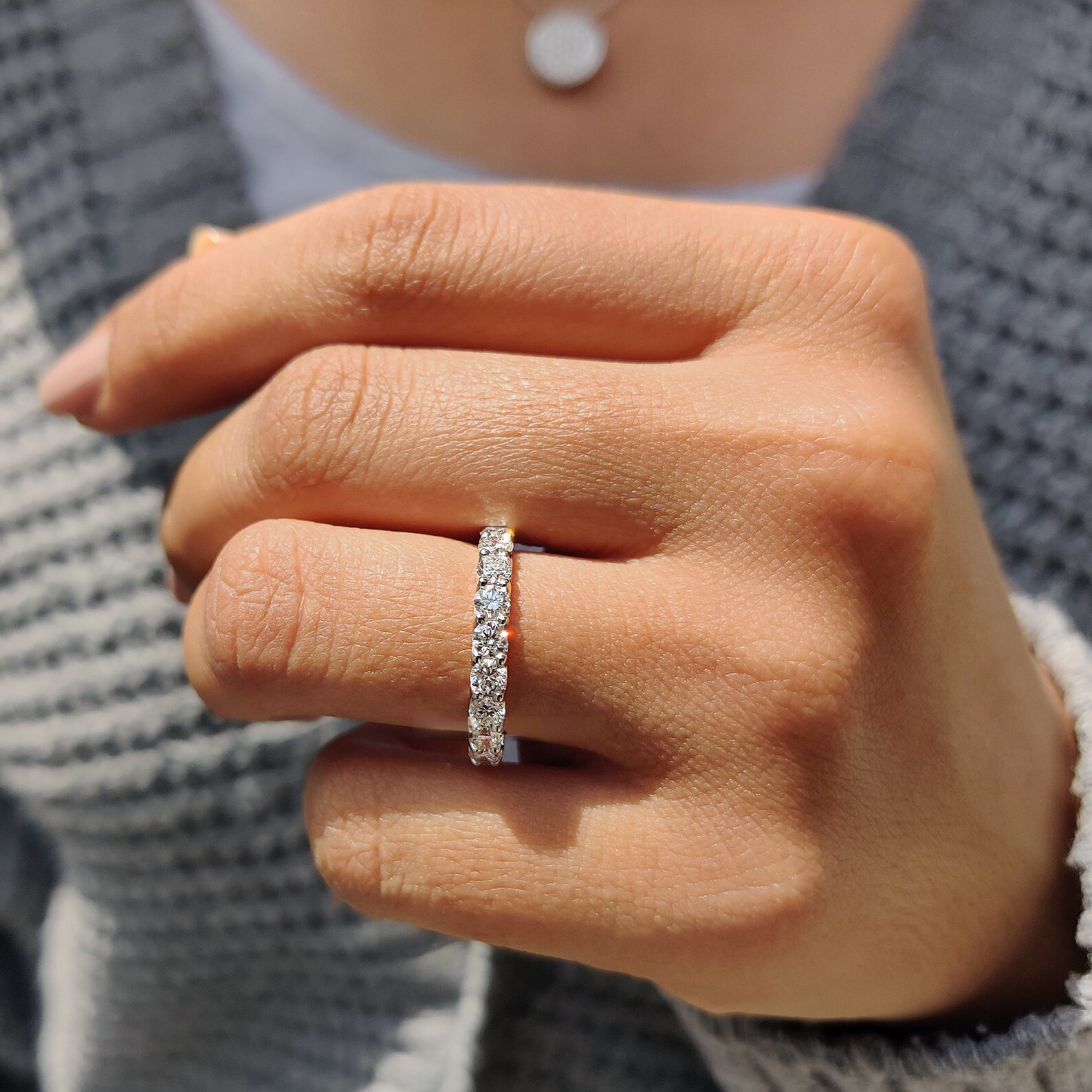 The Eternal Radiance Diamond Band
